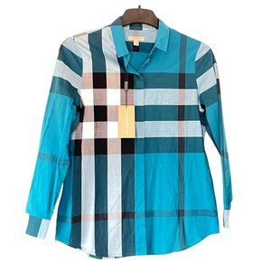 Burberry Men's Plaid Shirt  NEW